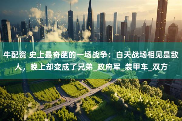 牛配资 史上最奇葩的一场战争：白天战场相见是敌人，晚上却变成了兄弟_政府军_装甲车_双方
